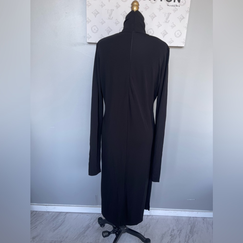 Tavrn Dress- mock neck all black - Picture 2 of 7